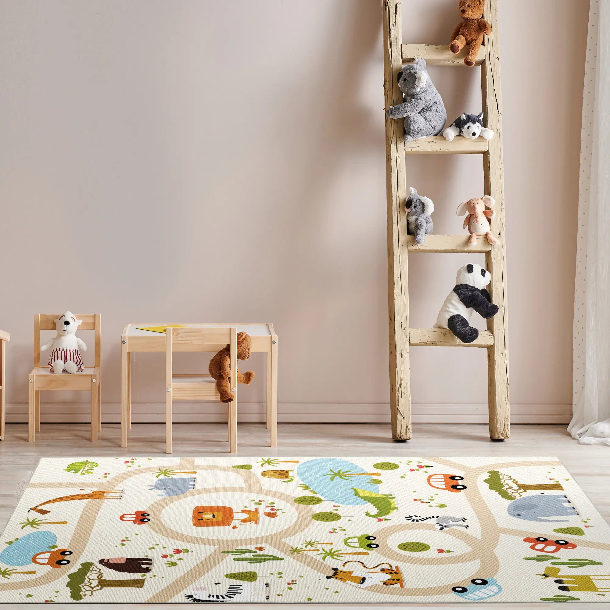 Safari Adventure Kids Play Rug