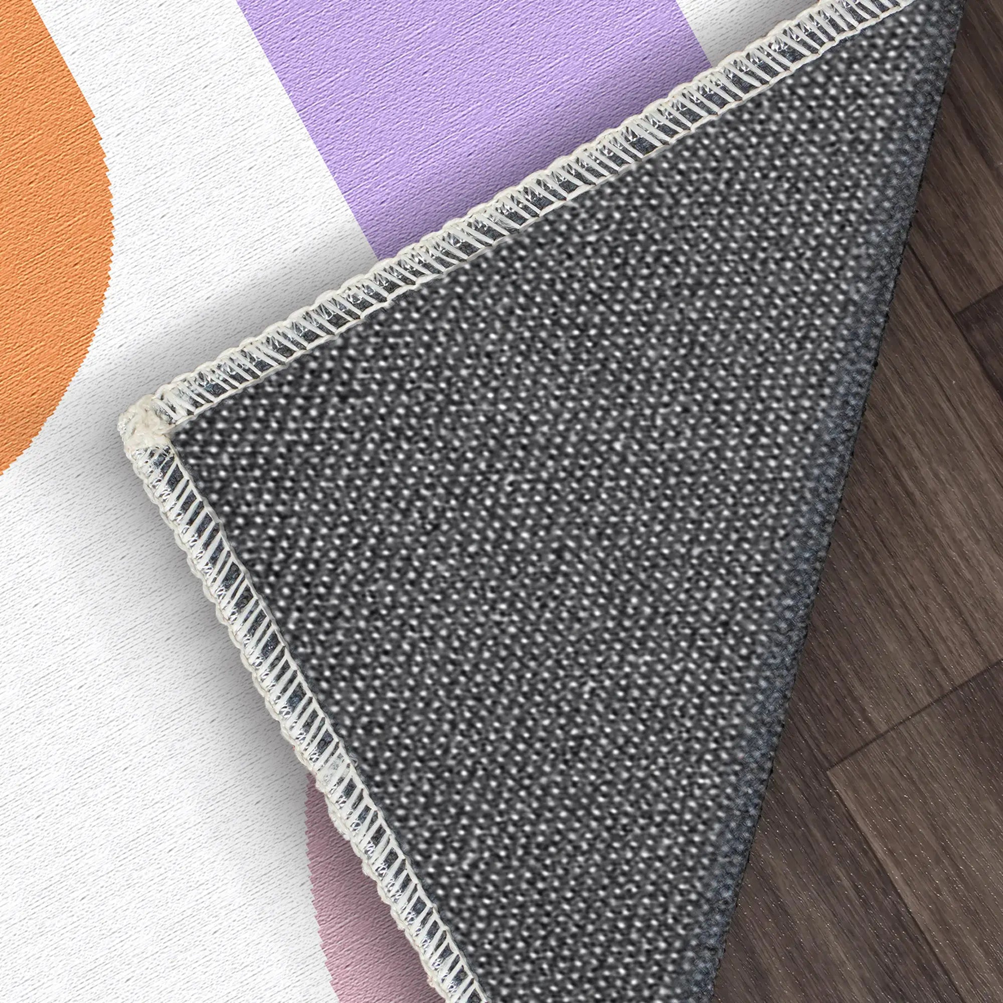 Washable Modern Abstract Area Rug