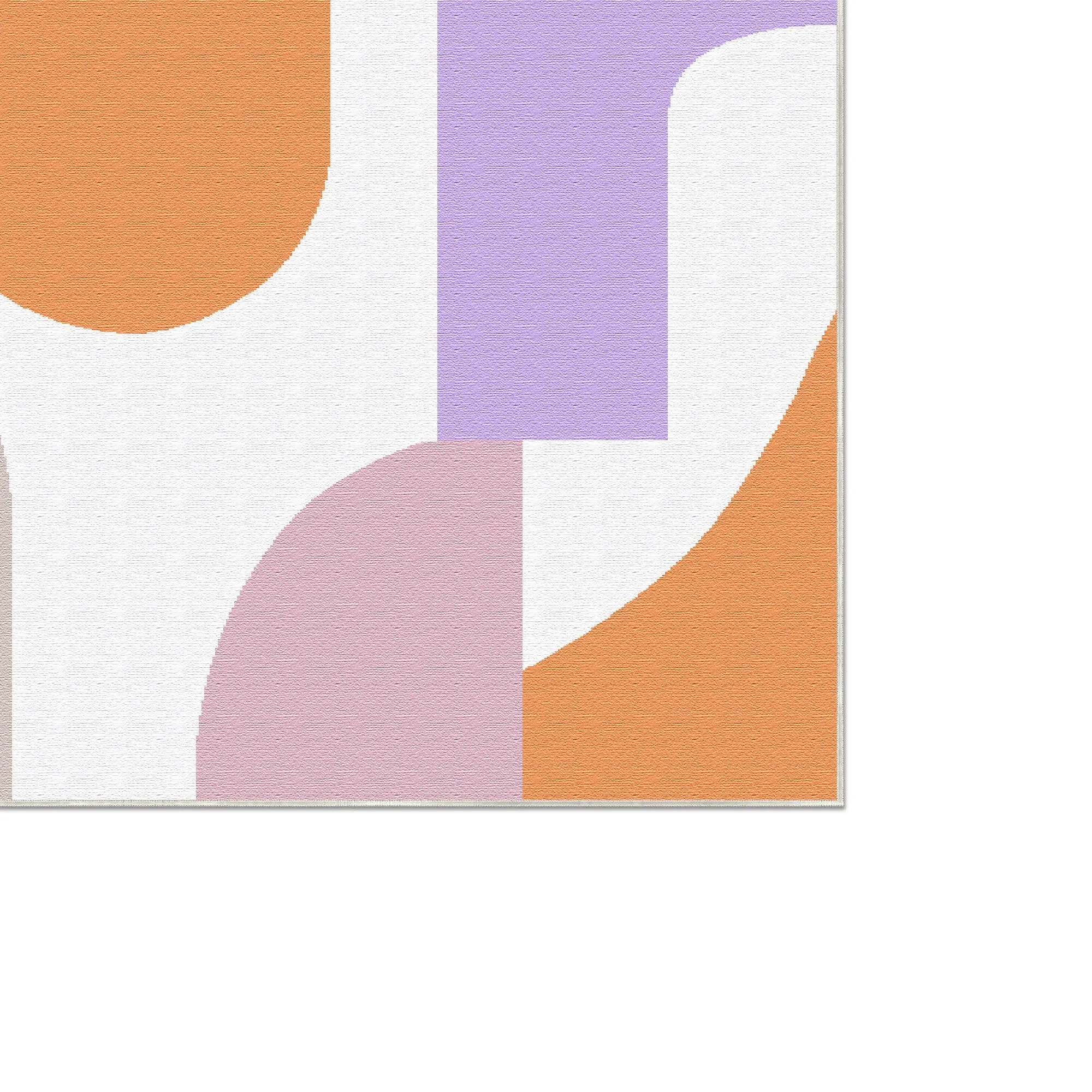 Washable Modern Abstract Area Rug