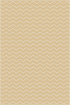 Washable Beige Chevron Rug Beige