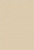 Washable Beige Chevron Rug 