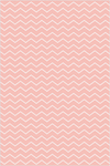 Washable Pink Chevron Rug Pink