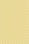 Washable Pale Yellow Chevron Rug Yellow