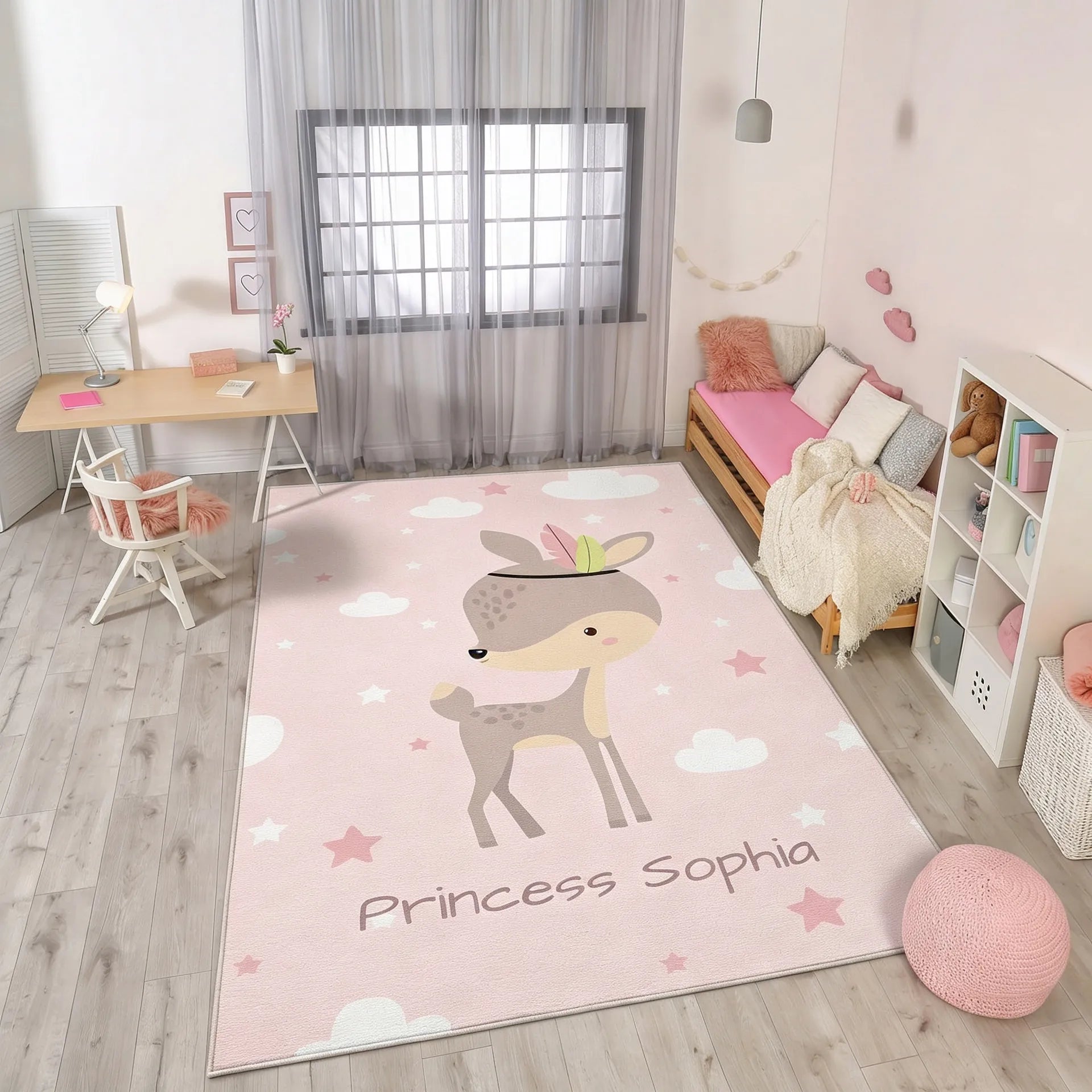 Boho Tribal Fawn | Customizable Rug