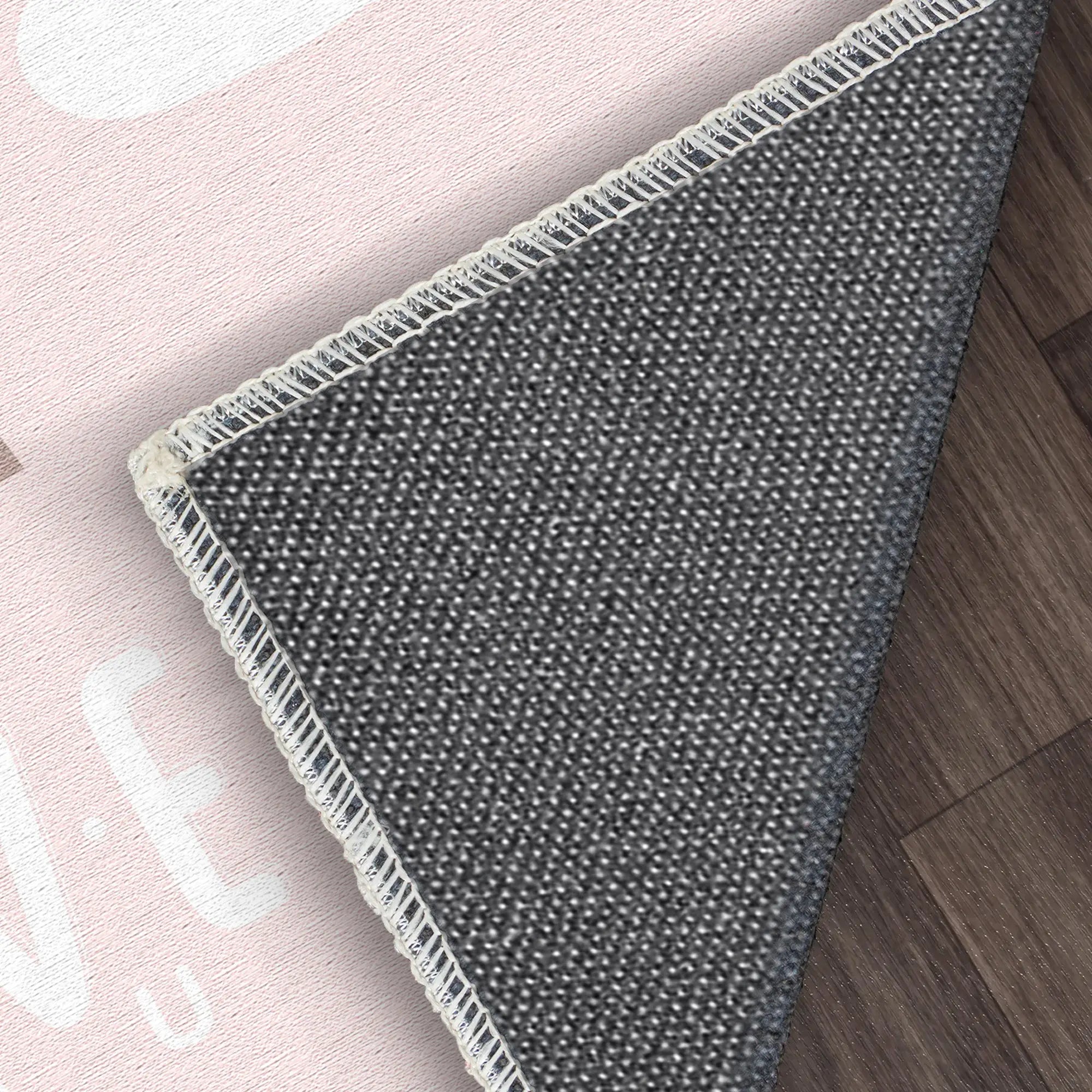 Adorable Pink Fawn Nursery Rug