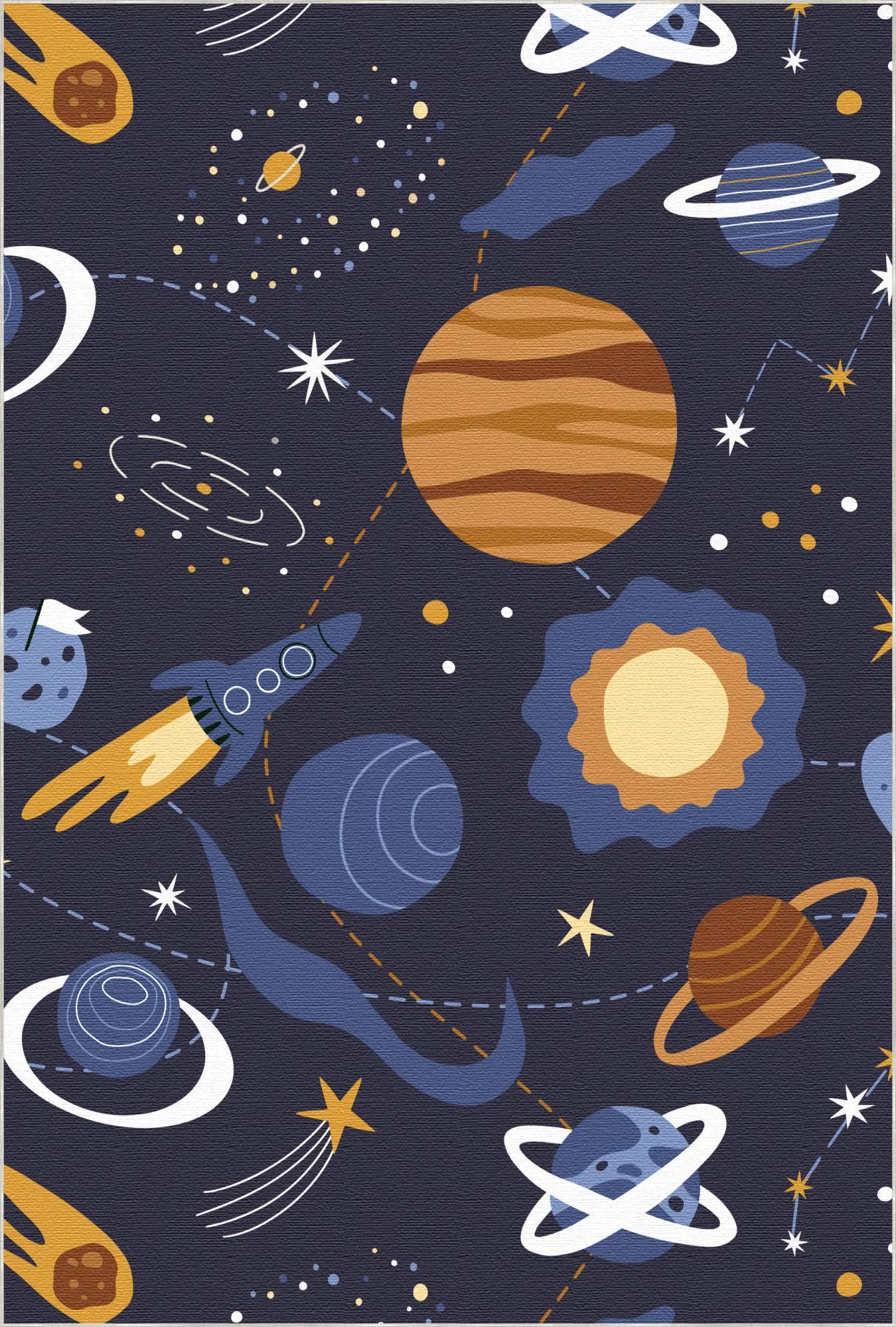 Deep Space Adventure Kids Rug