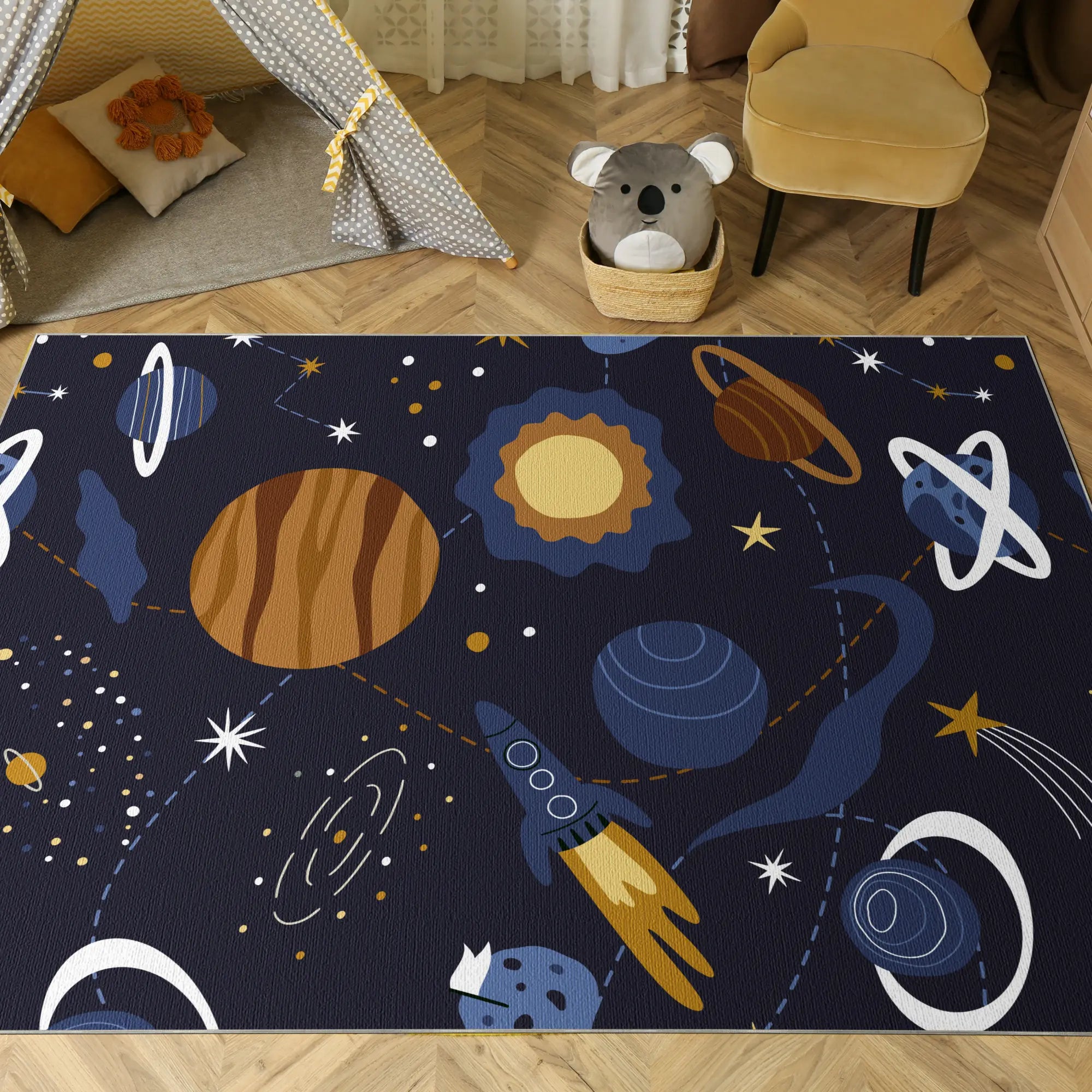 Deep Space Adventure Kids Rug