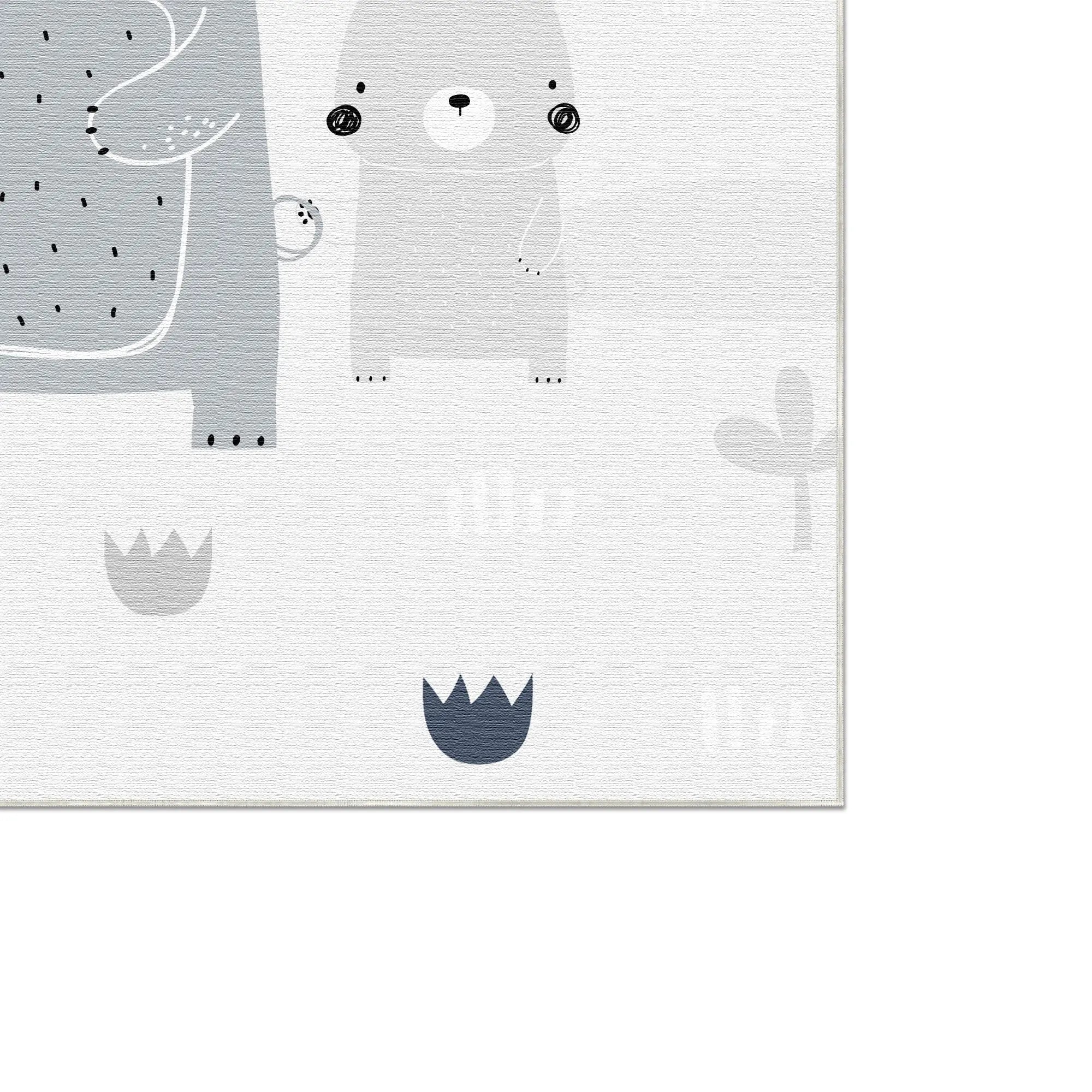 Bear Family Mountains | Customizable Rug