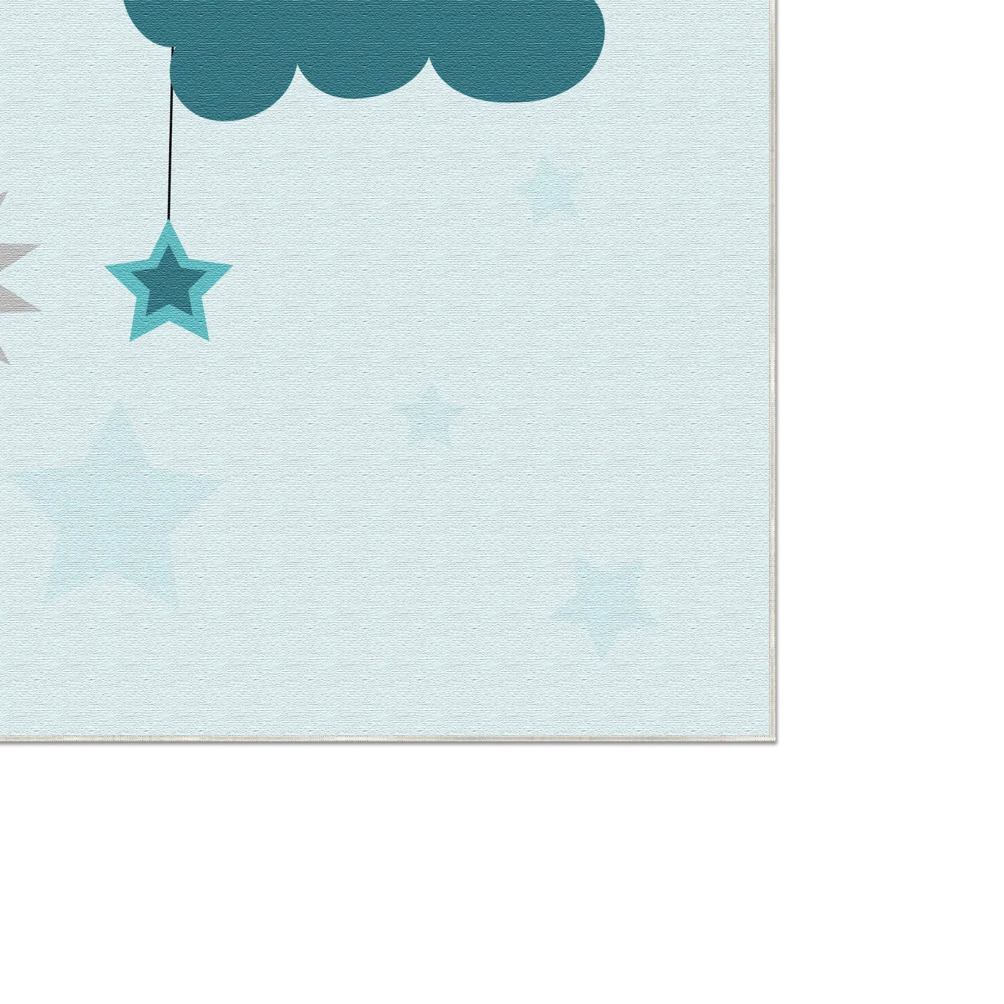 Starry Night Panda Nap | Customizable Rug