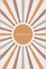 Muted Sun Rays | Customizable Rug 