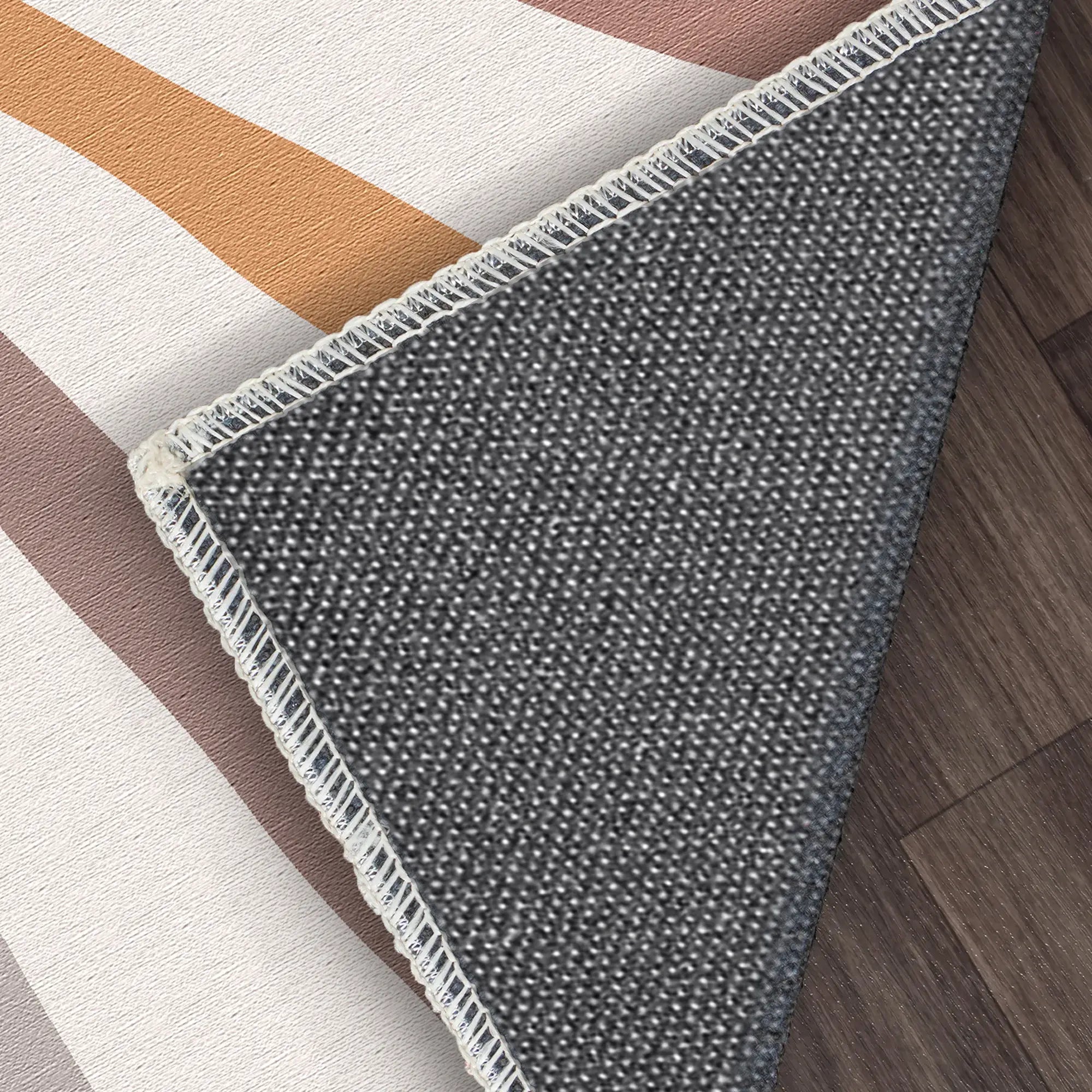 Earthy Boho Sunburst Kids Rug
