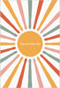 Retro Sunshine Burst | Customizable Rug 
