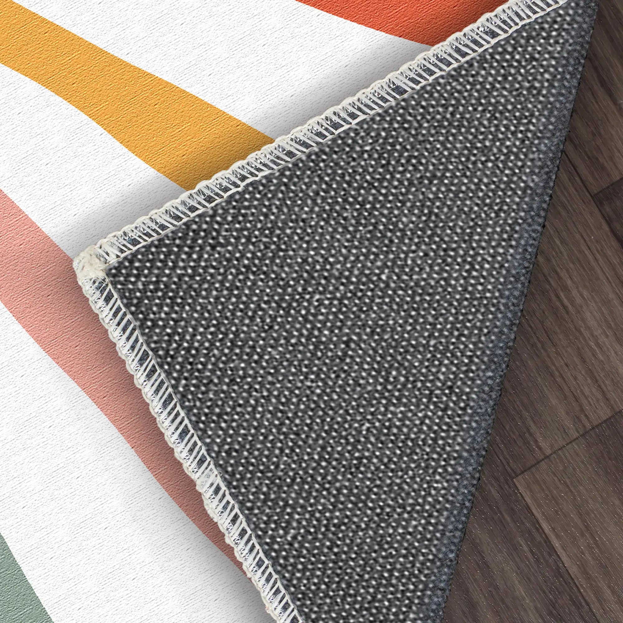 Retro Sunshine Burst | Customizable Rug