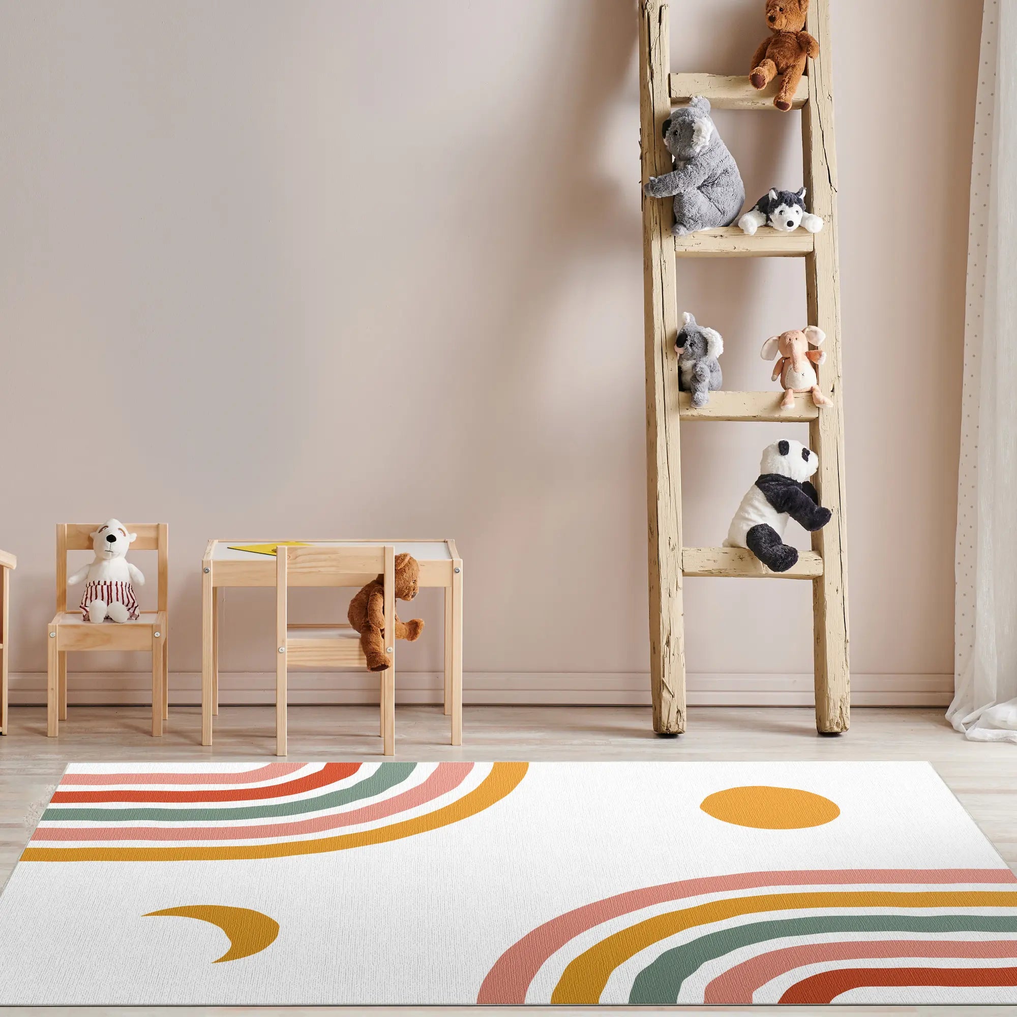 Vibrant Safari Adventure Kids Rug