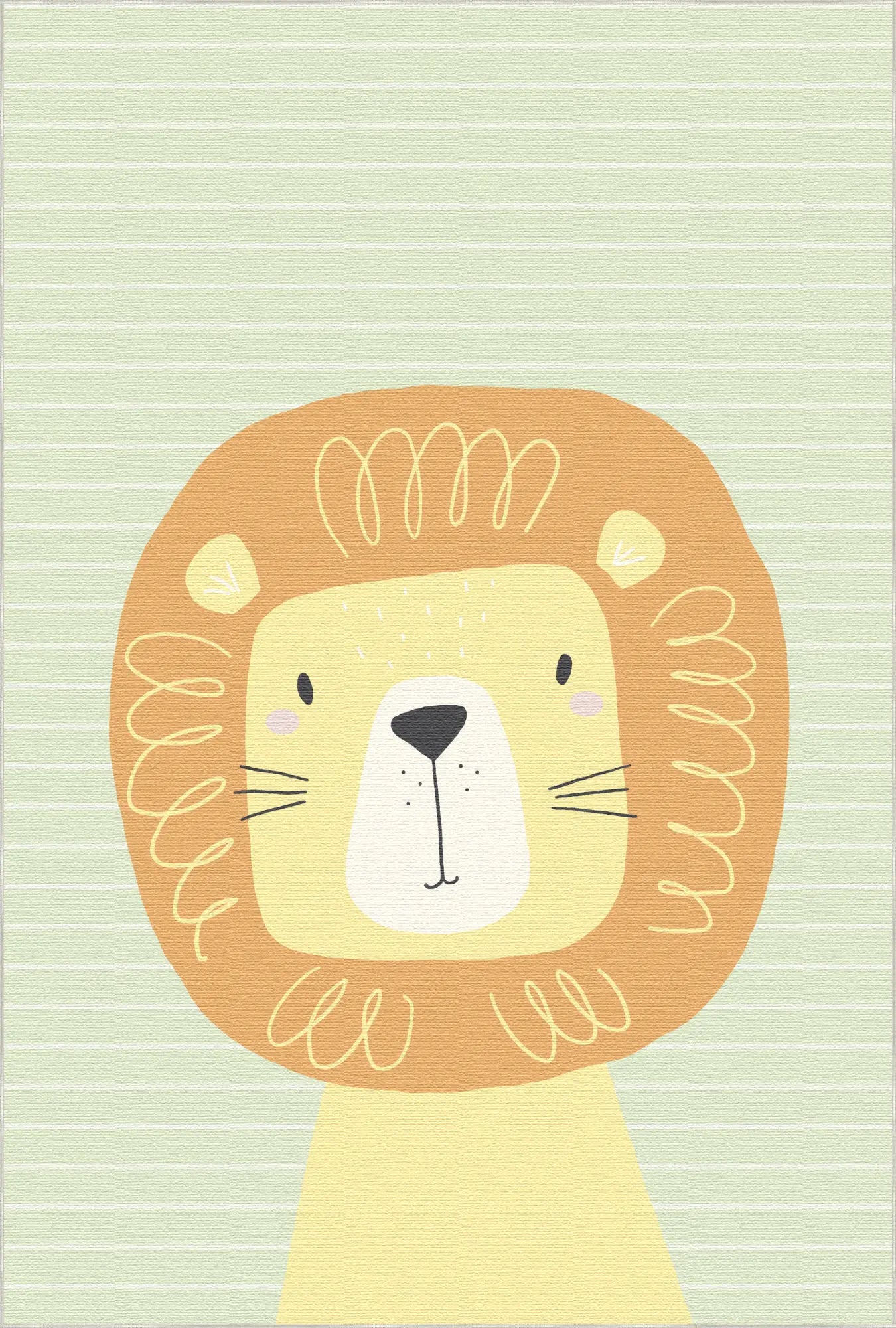 Peaceful Mountain Peak Kids Rug