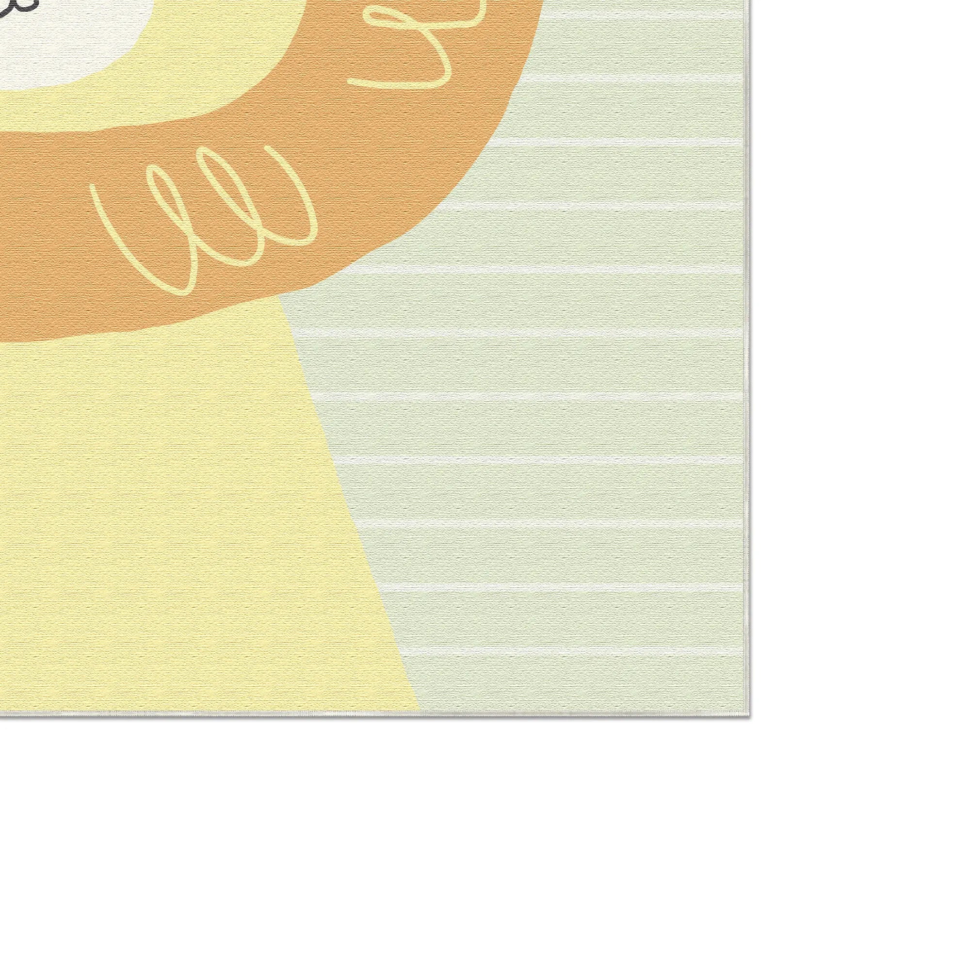 Peaceful Mountain Peak Kids Rug