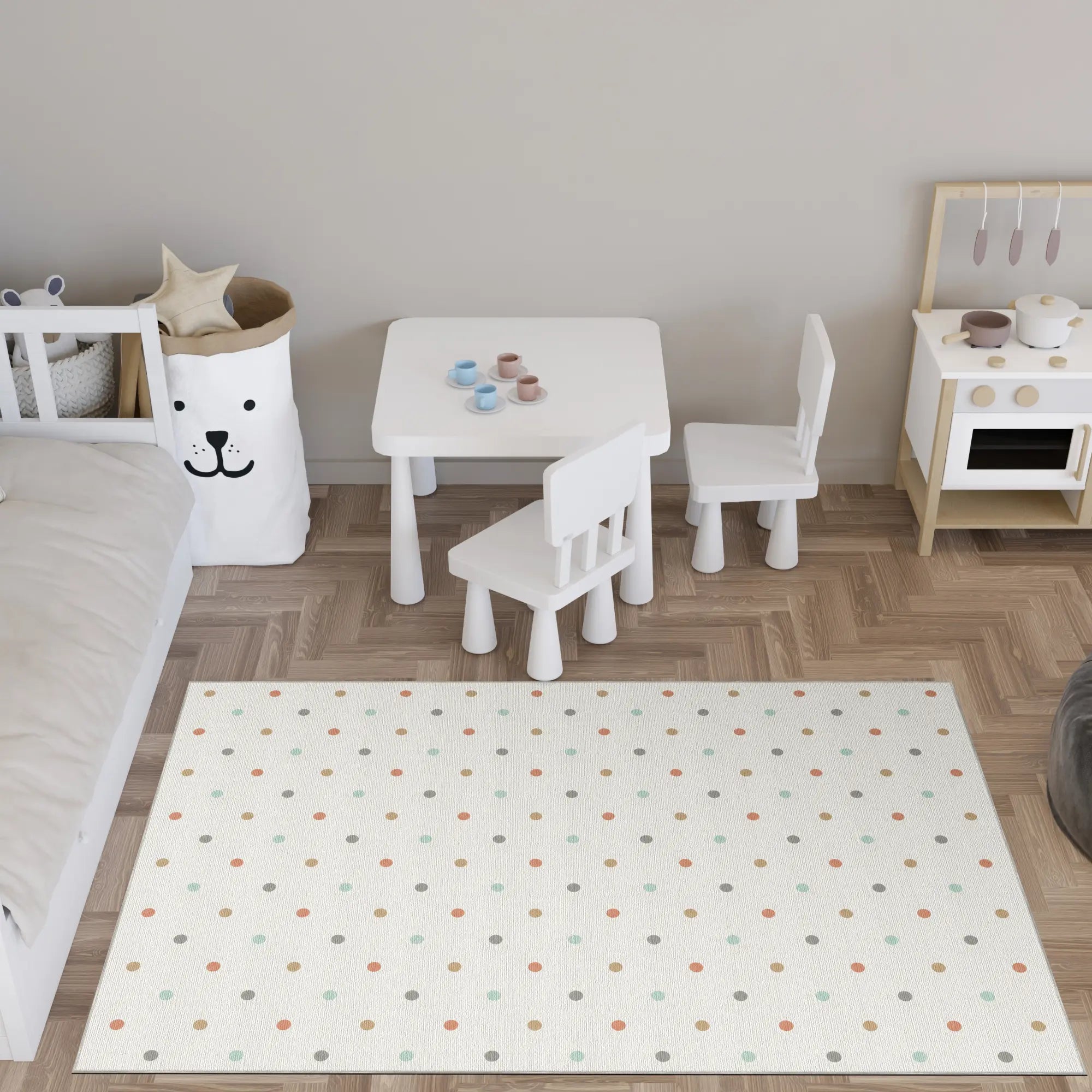 Boho Sun and Rainbow Dreams Kids Rug