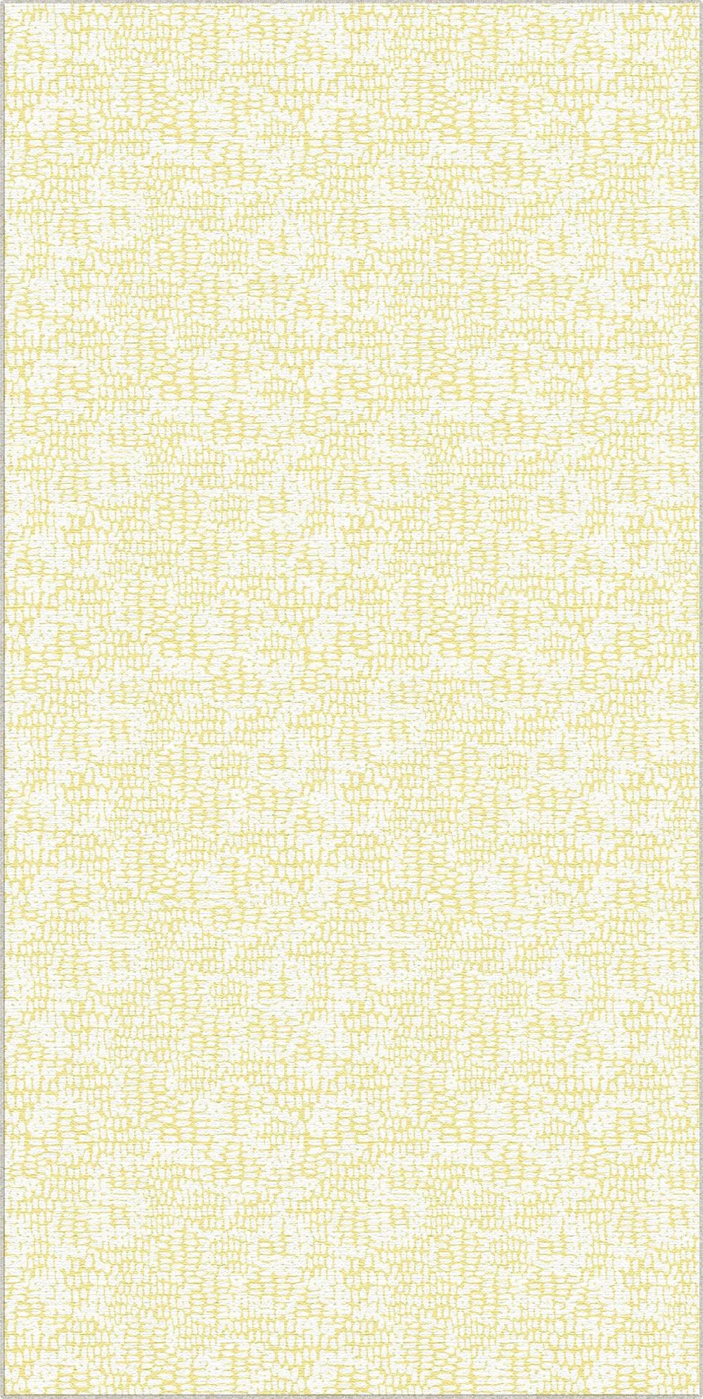 Soft Yellow Abstract Texture Accent Rug