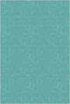 Soft Turquoise Abstract Texture Accent Rug Turquoise