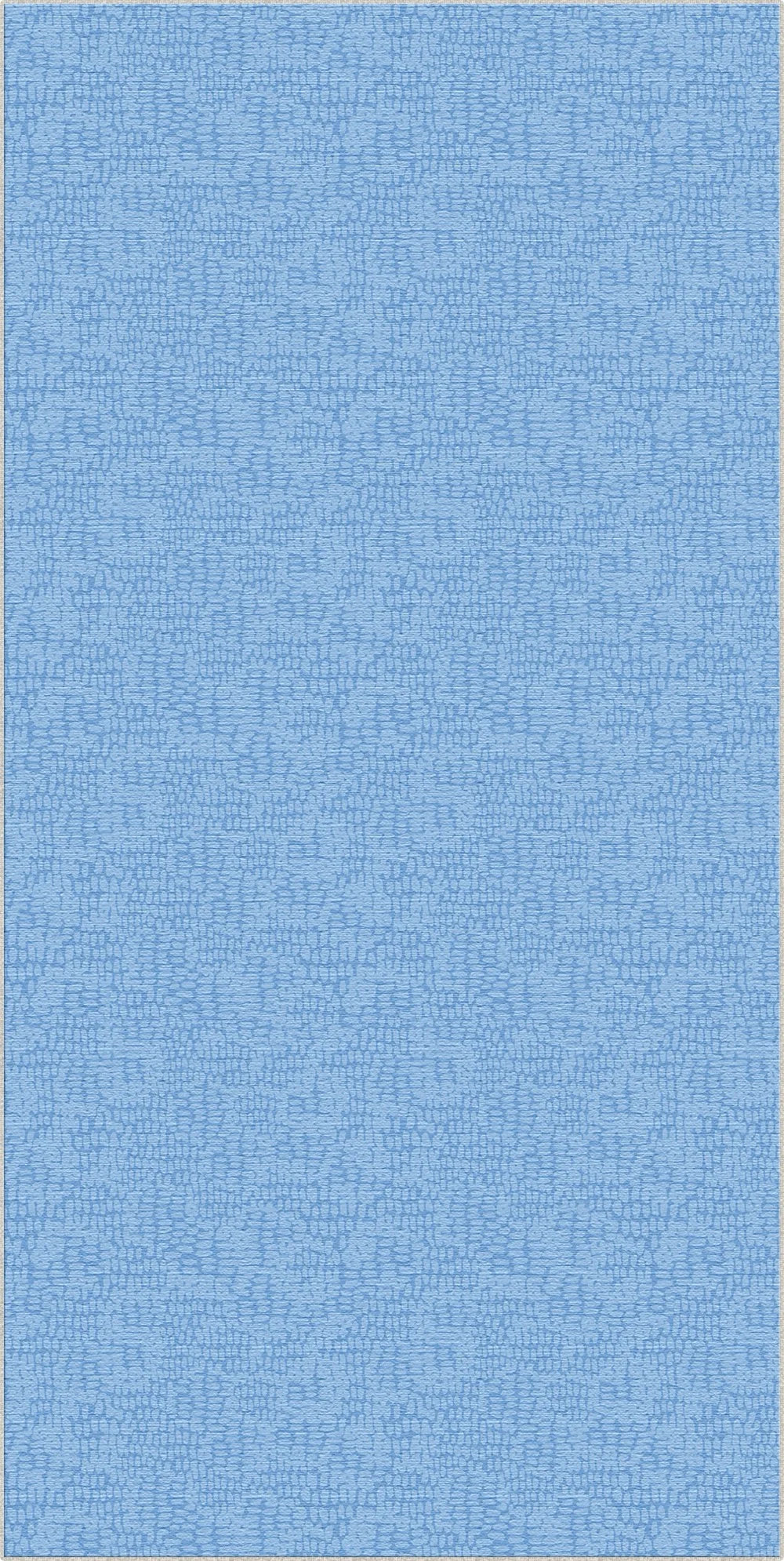Soft Sky Blue Abstract Texture Accent Rug
