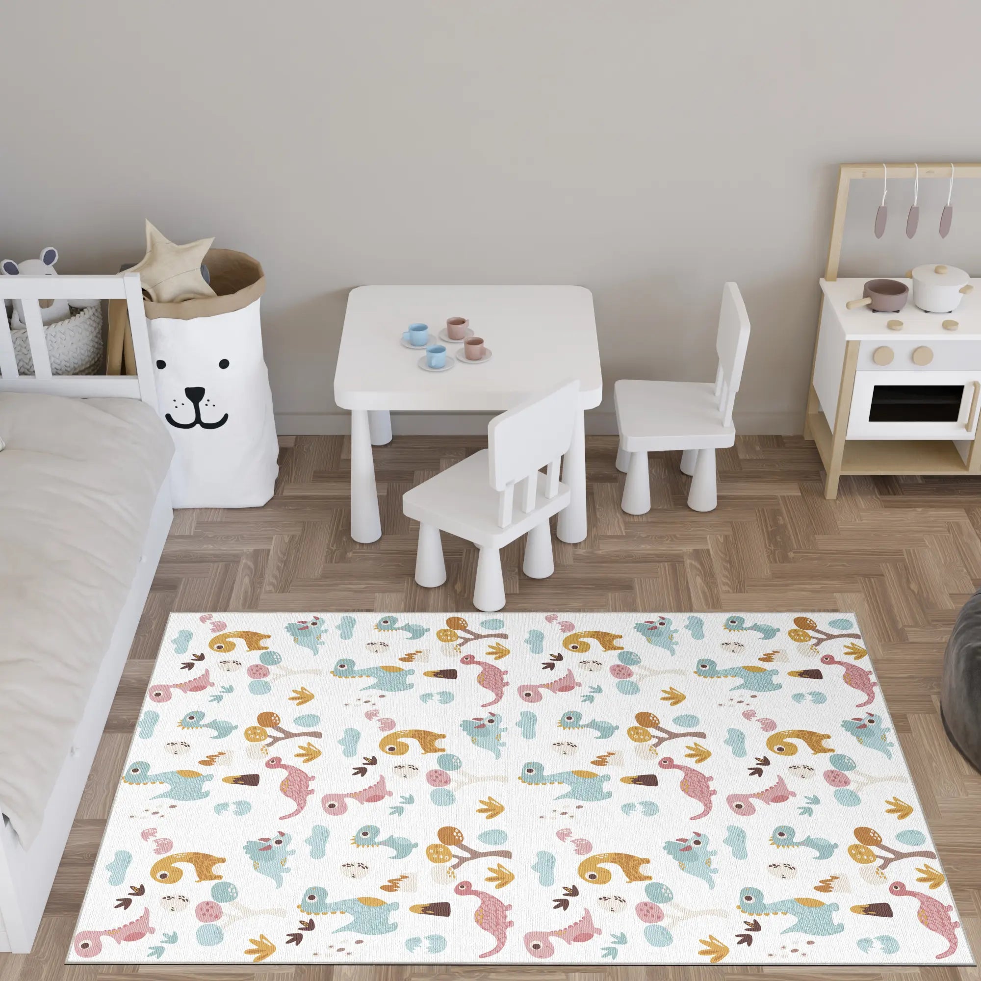 Baby Dinosaur Egg Discovery Rug