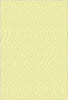 Soft Yellow Wavy Motion Accent Rug 