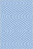 Soft Sky Blue Wavy Motion Accent Rug 