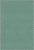 Soft Sage Green Wavy Motion Accent Rug 