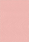 Soft Pink Wavy Motion Accent Rug Pink