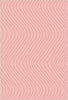 Soft Pink Wavy Motion Accent Rug 