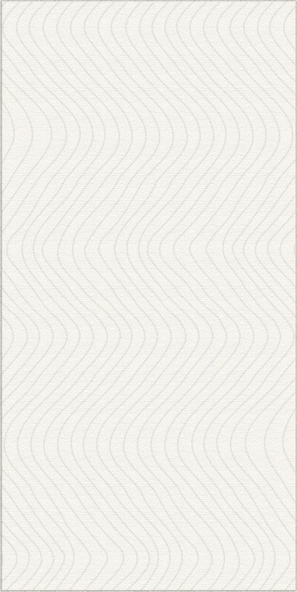 Soft Grey Wavy Motion Accent Rug