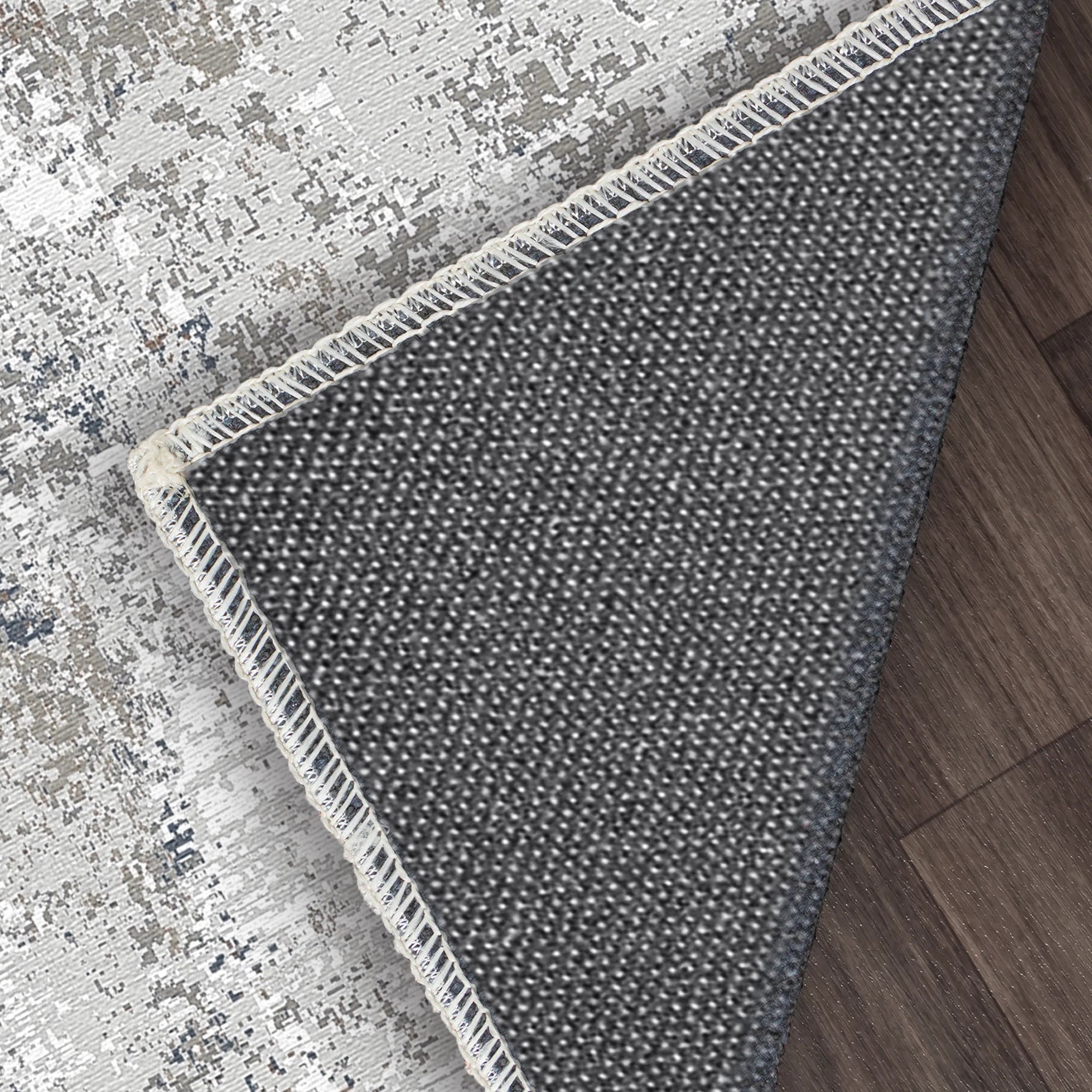 Zenith Slate Distressed Abstract Rug