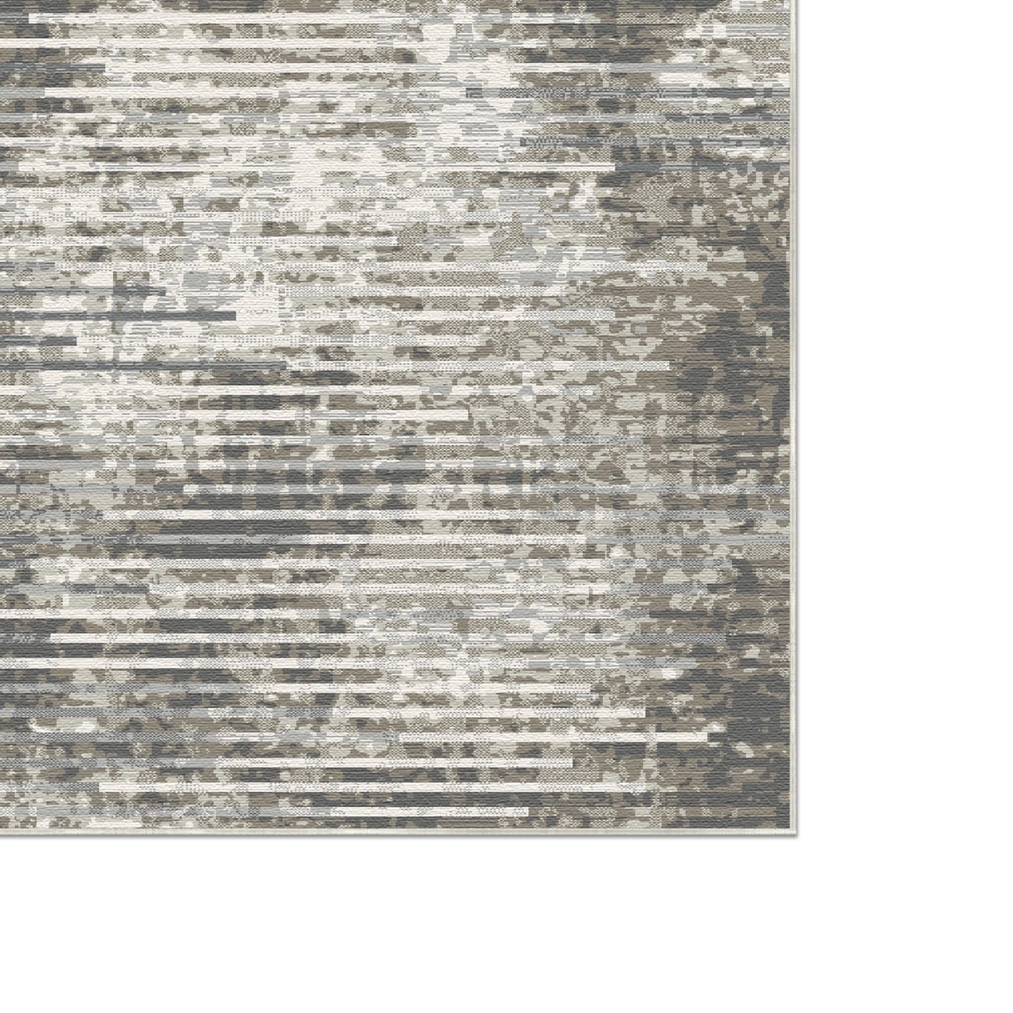 Pebble Horizon Industrial Abstract Rug