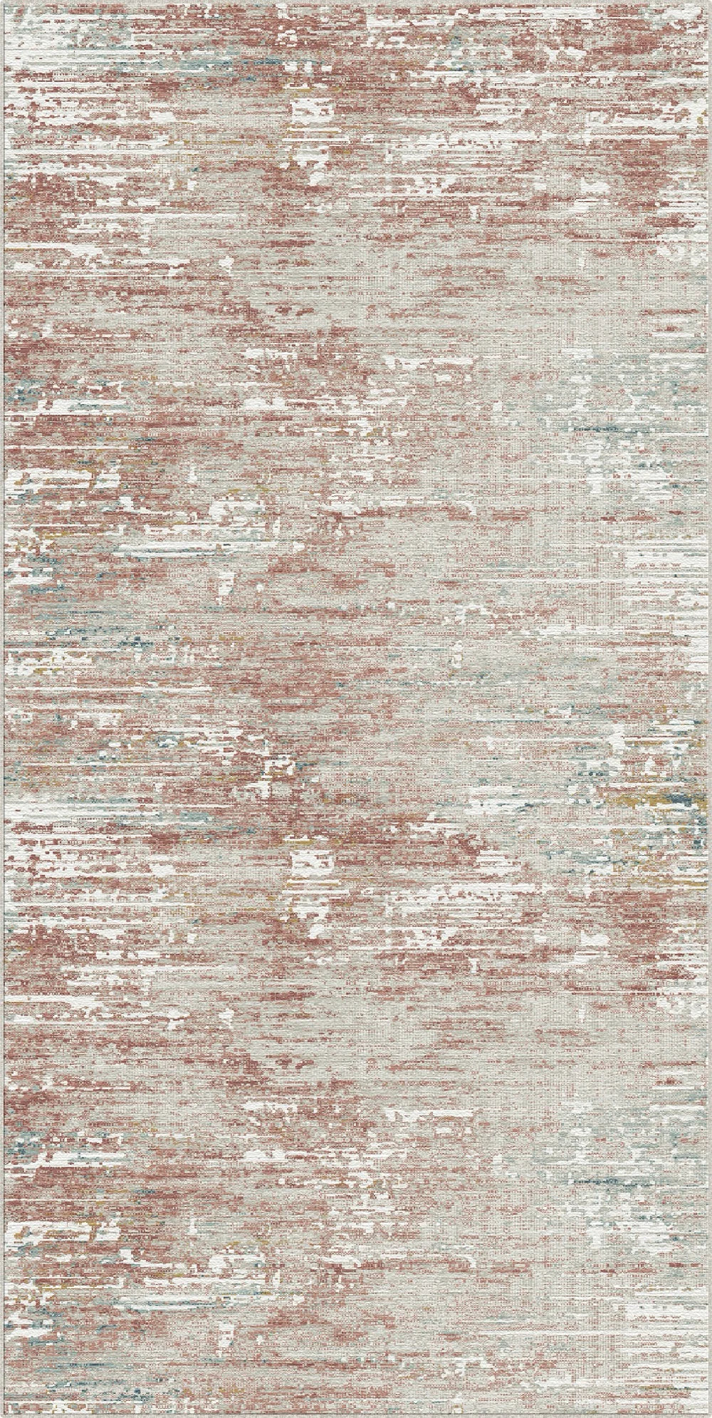 Canyon Ember Washable Abstract Rug