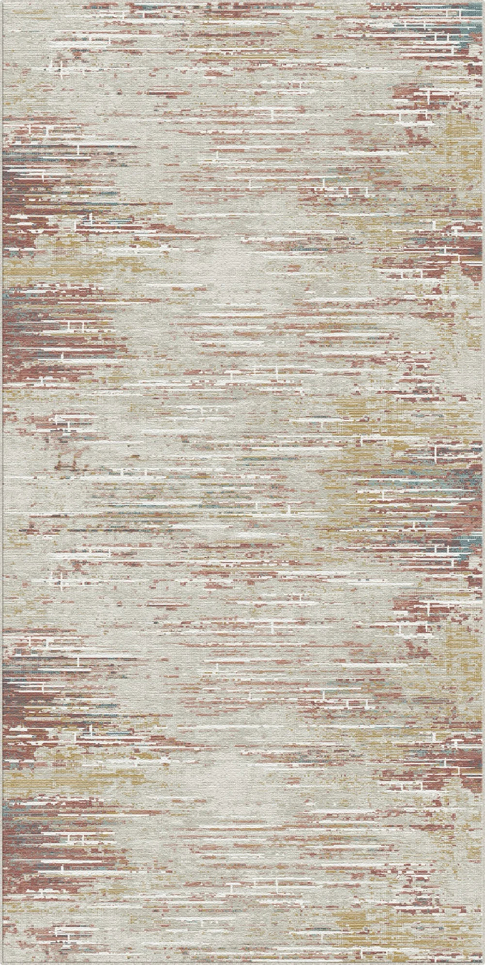 Golden Mesa Washable Abstract Rug