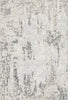 Silver Mist Distressed Abstract Rug 