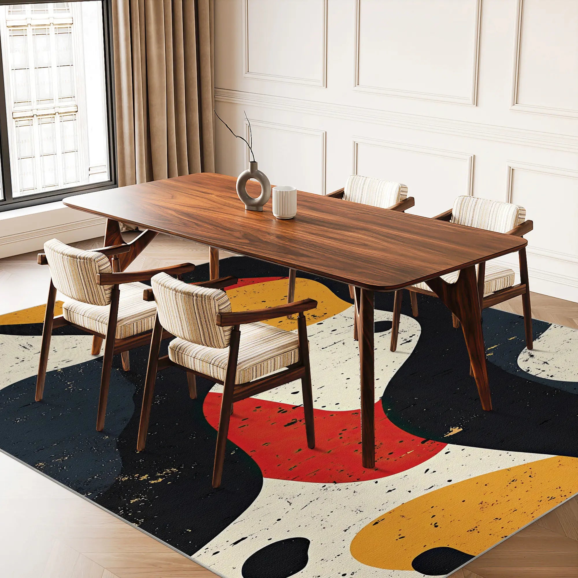 Chroma Flow Bold Abstract Rug