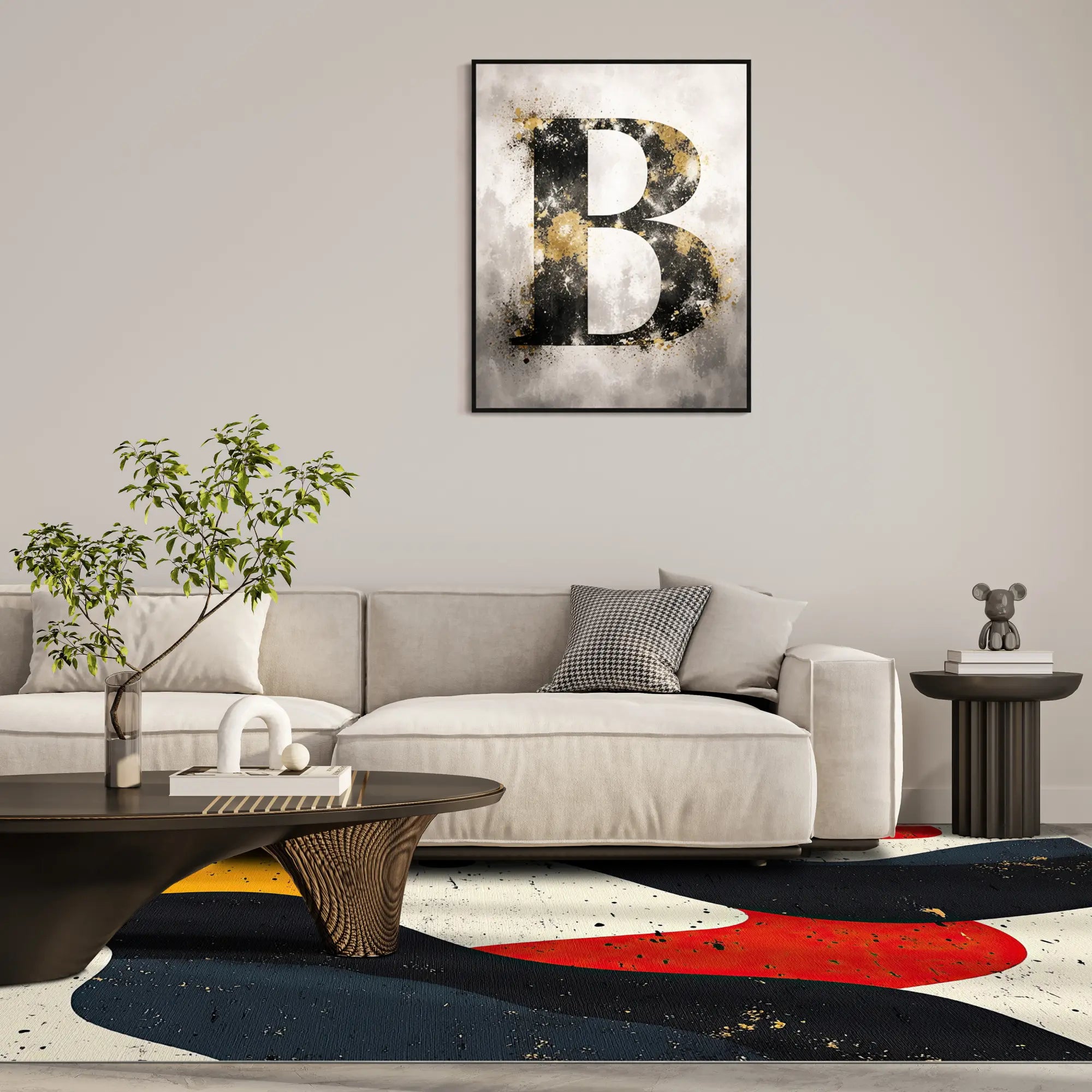 Chroma Flow Bold Abstract Rug