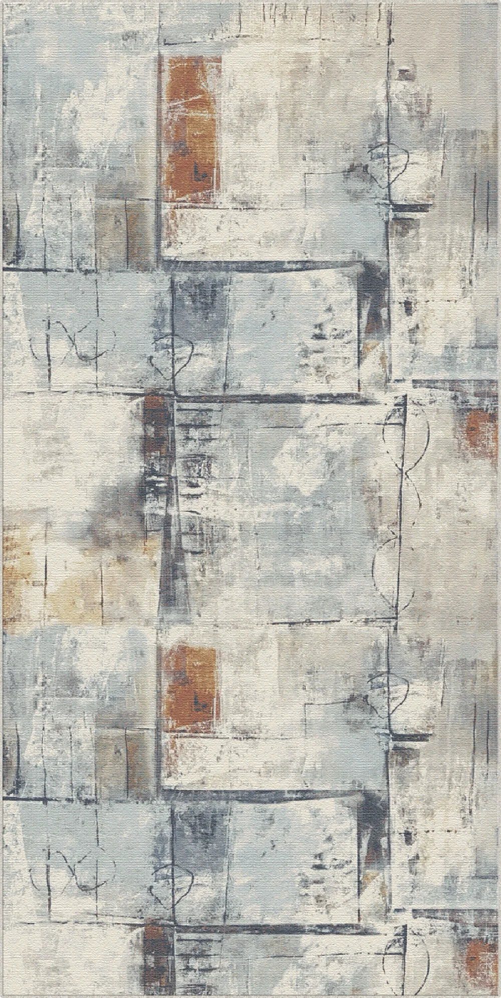 Urban Gallery Block Abstract Rug
