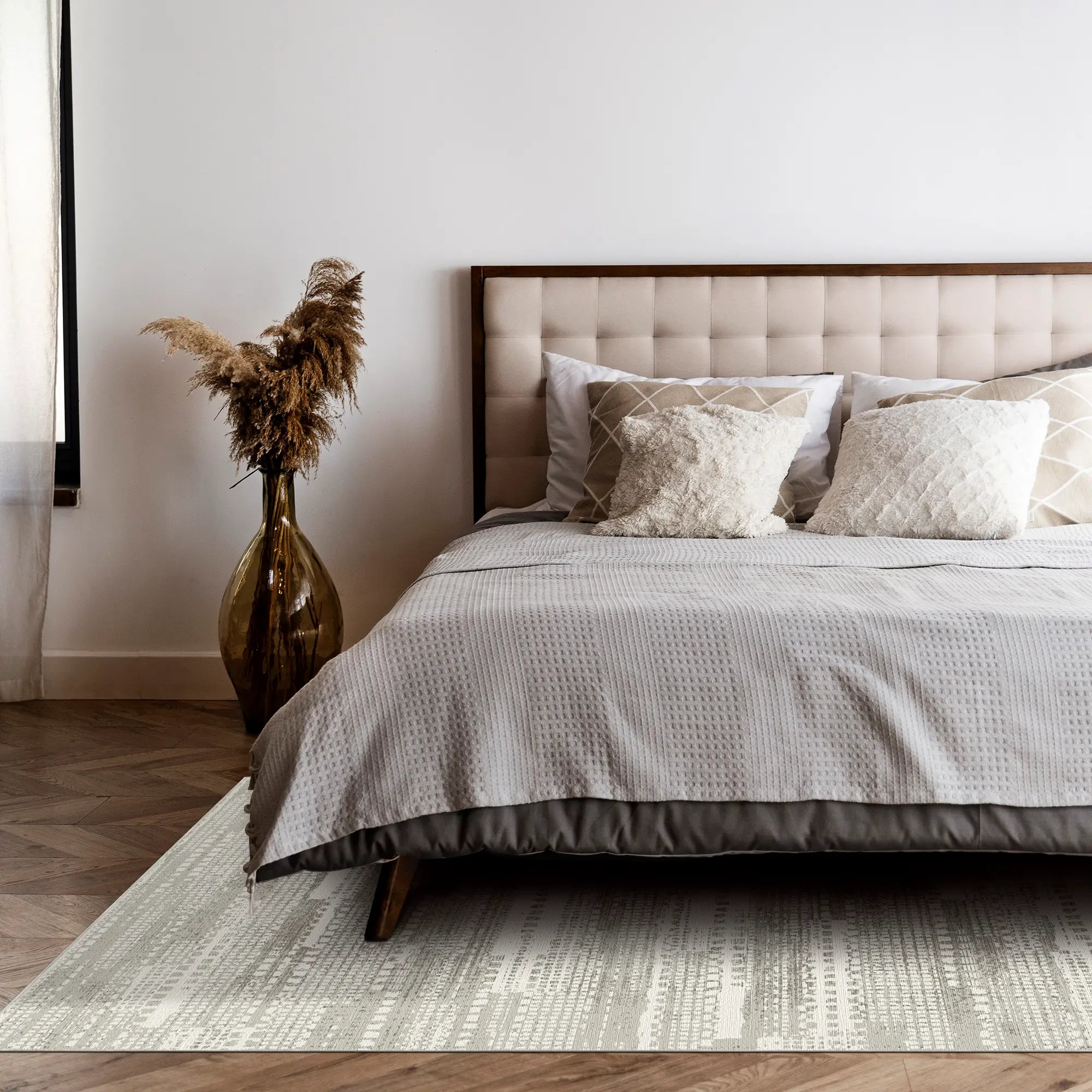 Urban Matrix Beige Rug