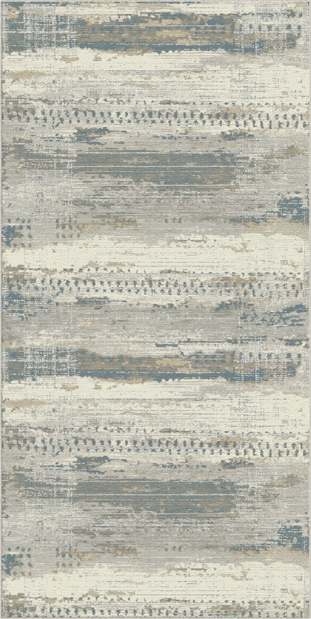 Azure Strata Distressed Rug