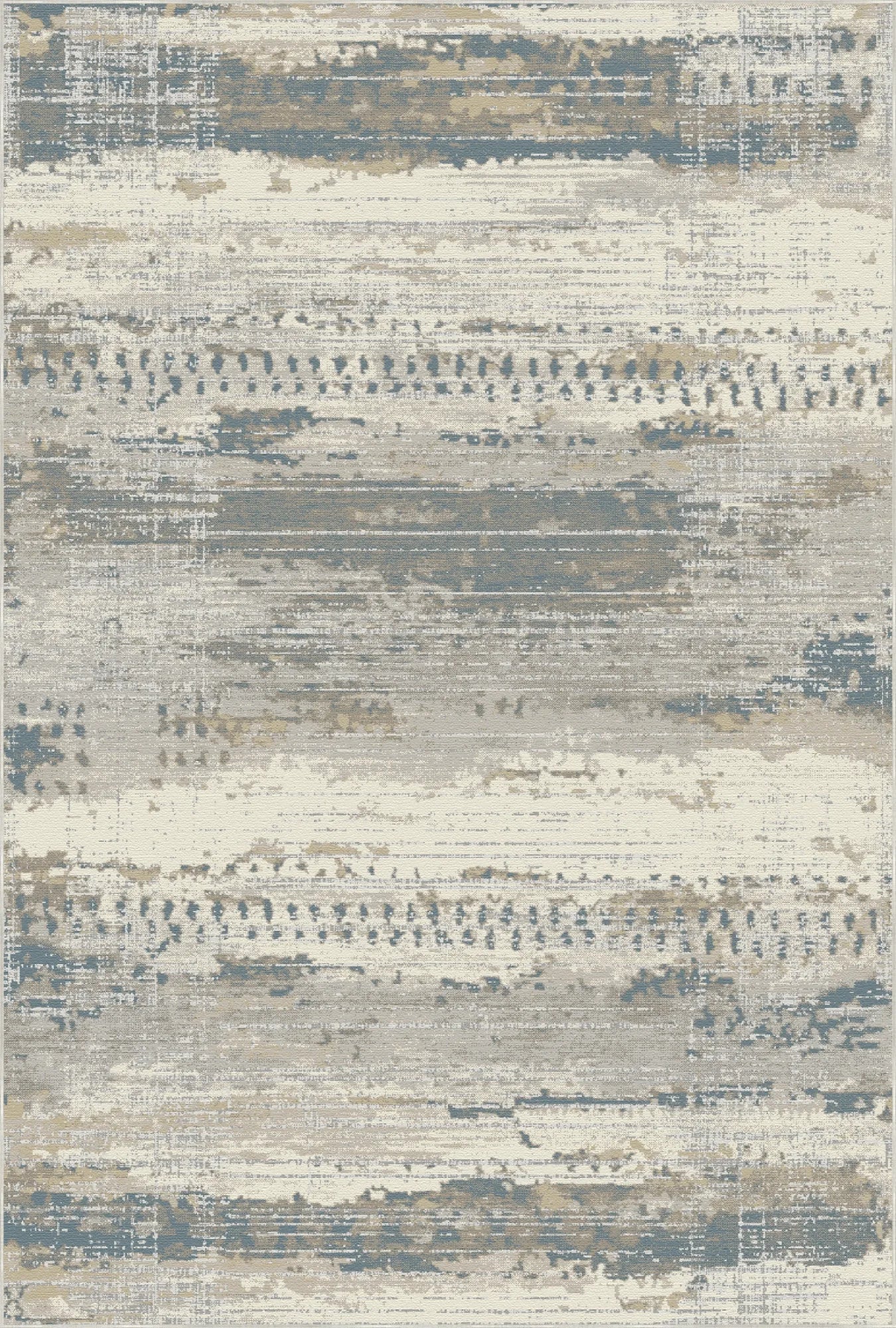 Azure Strata Distressed Rug