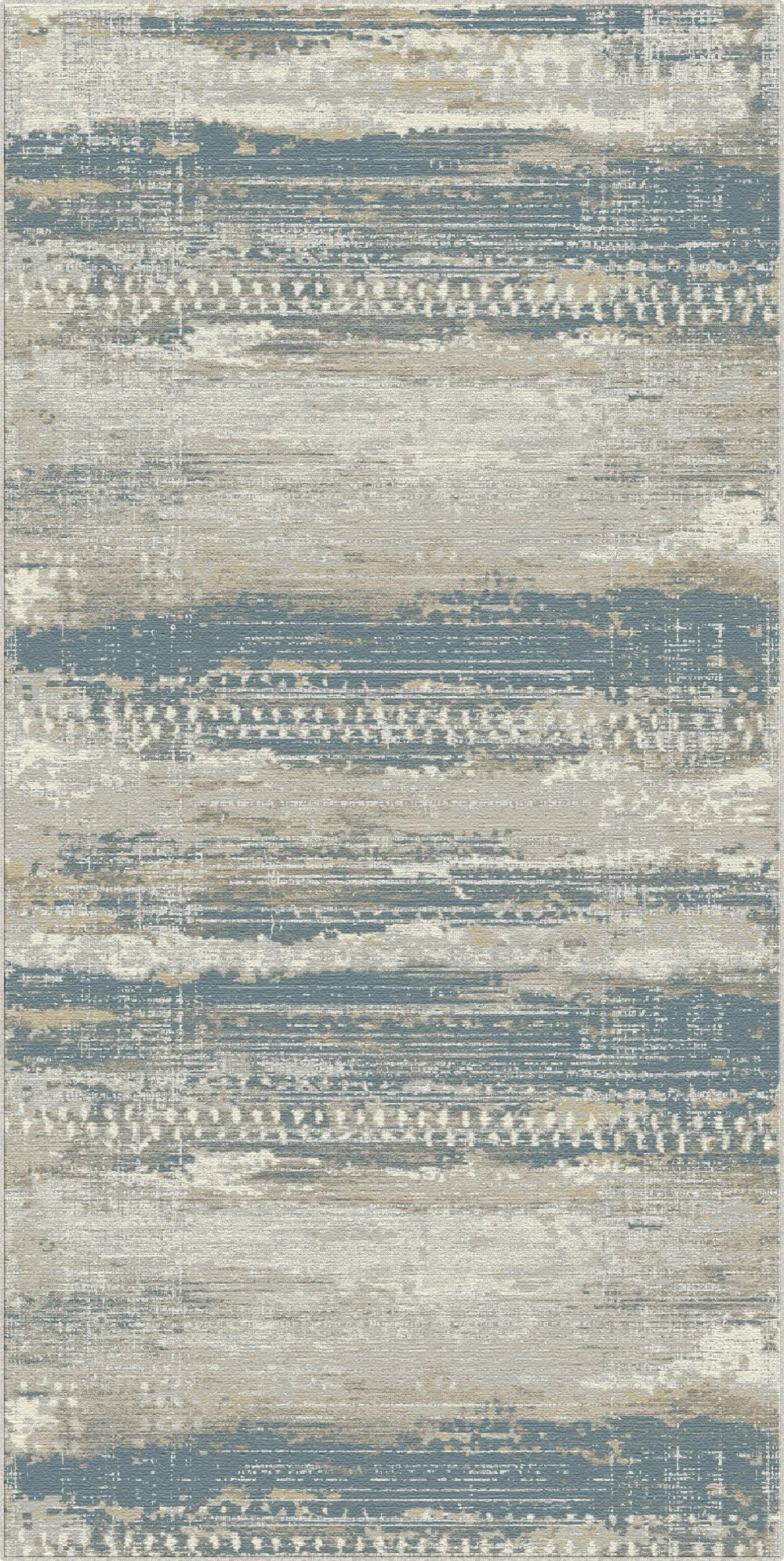 Denim Strata Distressed Rug
