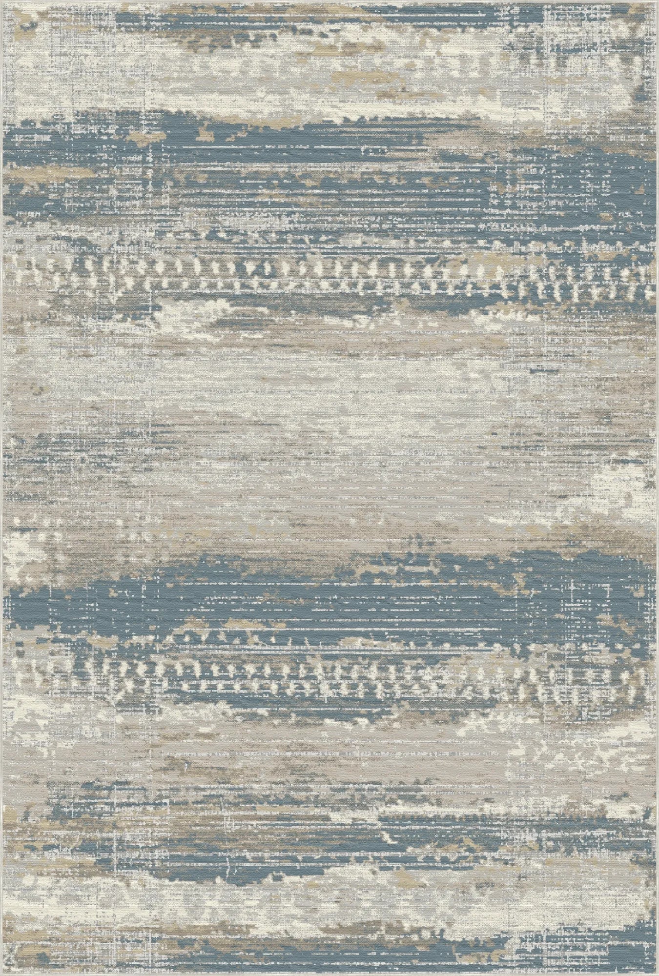 Denim Strata Distressed Rug