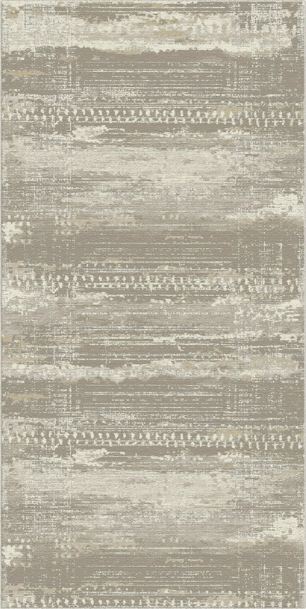Taupe Strata Distressed Rug