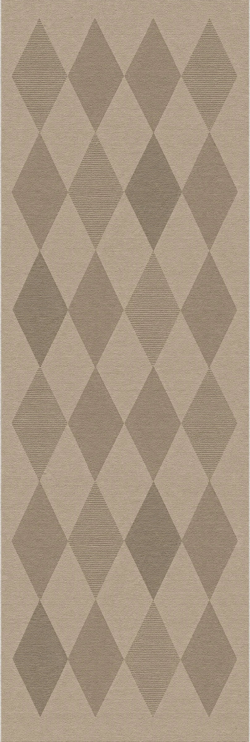 Striped Diamond Jute-Look Rug
