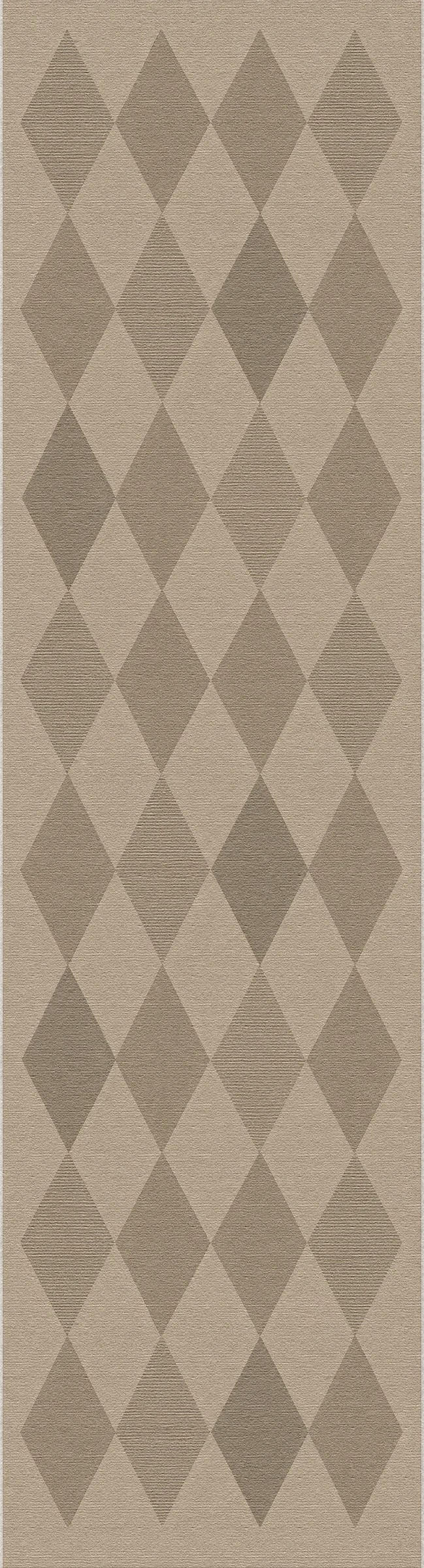 Striped Diamond Jute-Look Rug