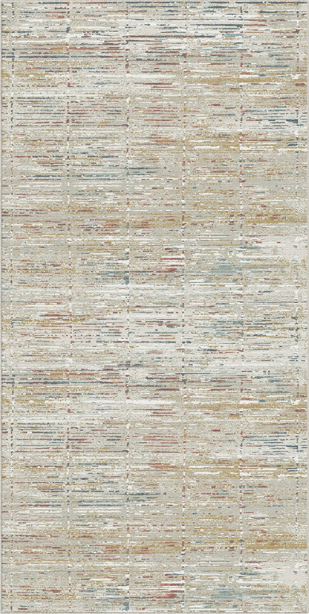 Luminous Grid Linear Abstract Rug