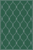 Baroque Lattice Green Elegant Rug 