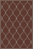 Baroque Lattice Chestnut Brown Rug 